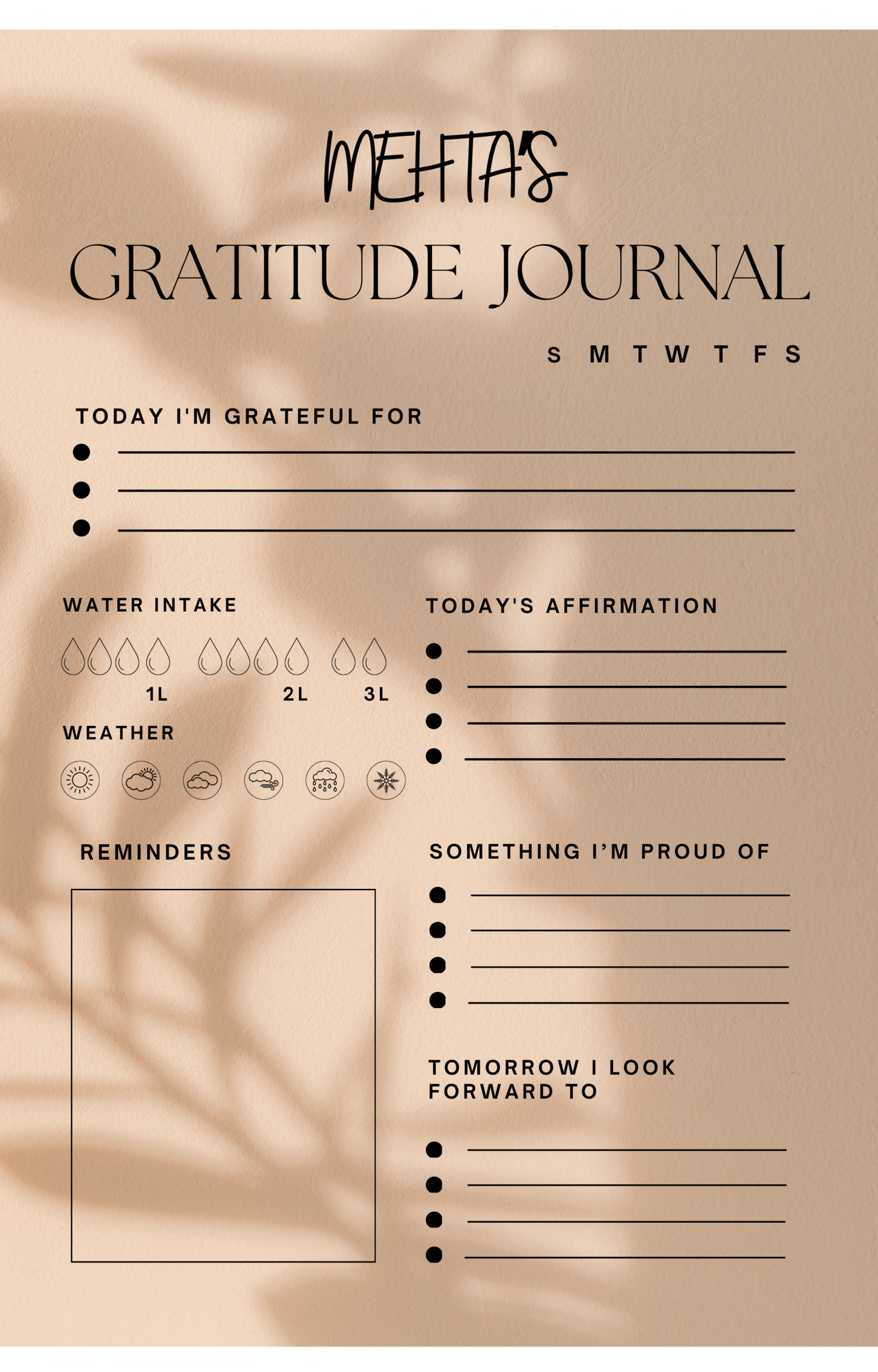 EasyWipe Gratitude Journal