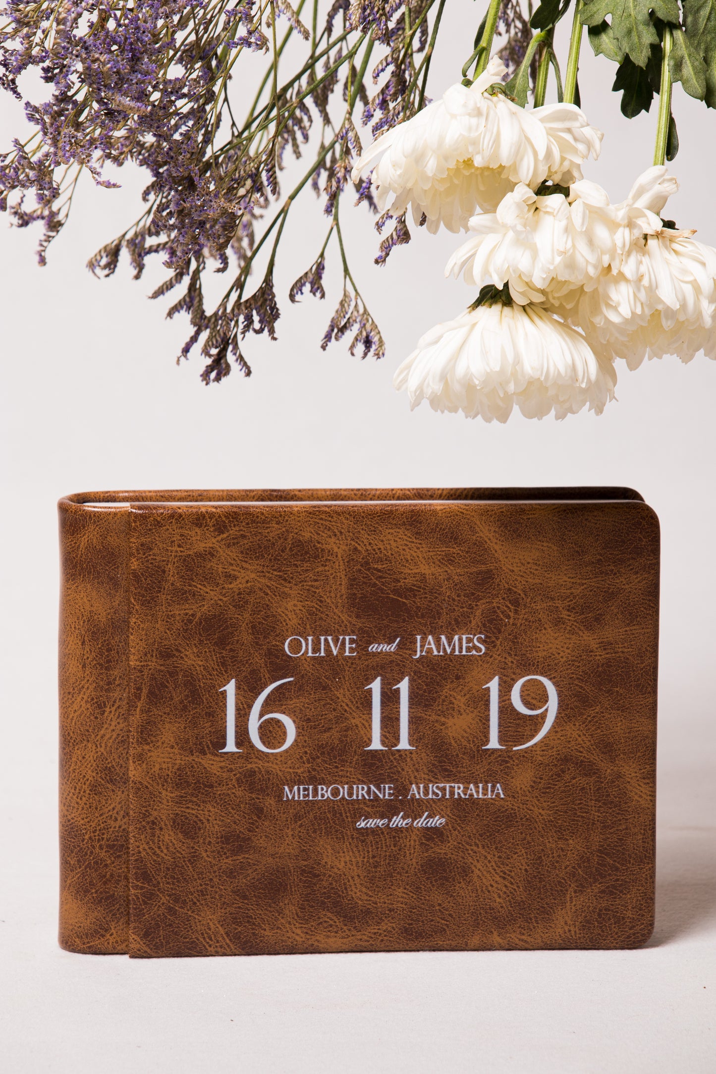 LEATHER BOUND PHOTO ALBUM