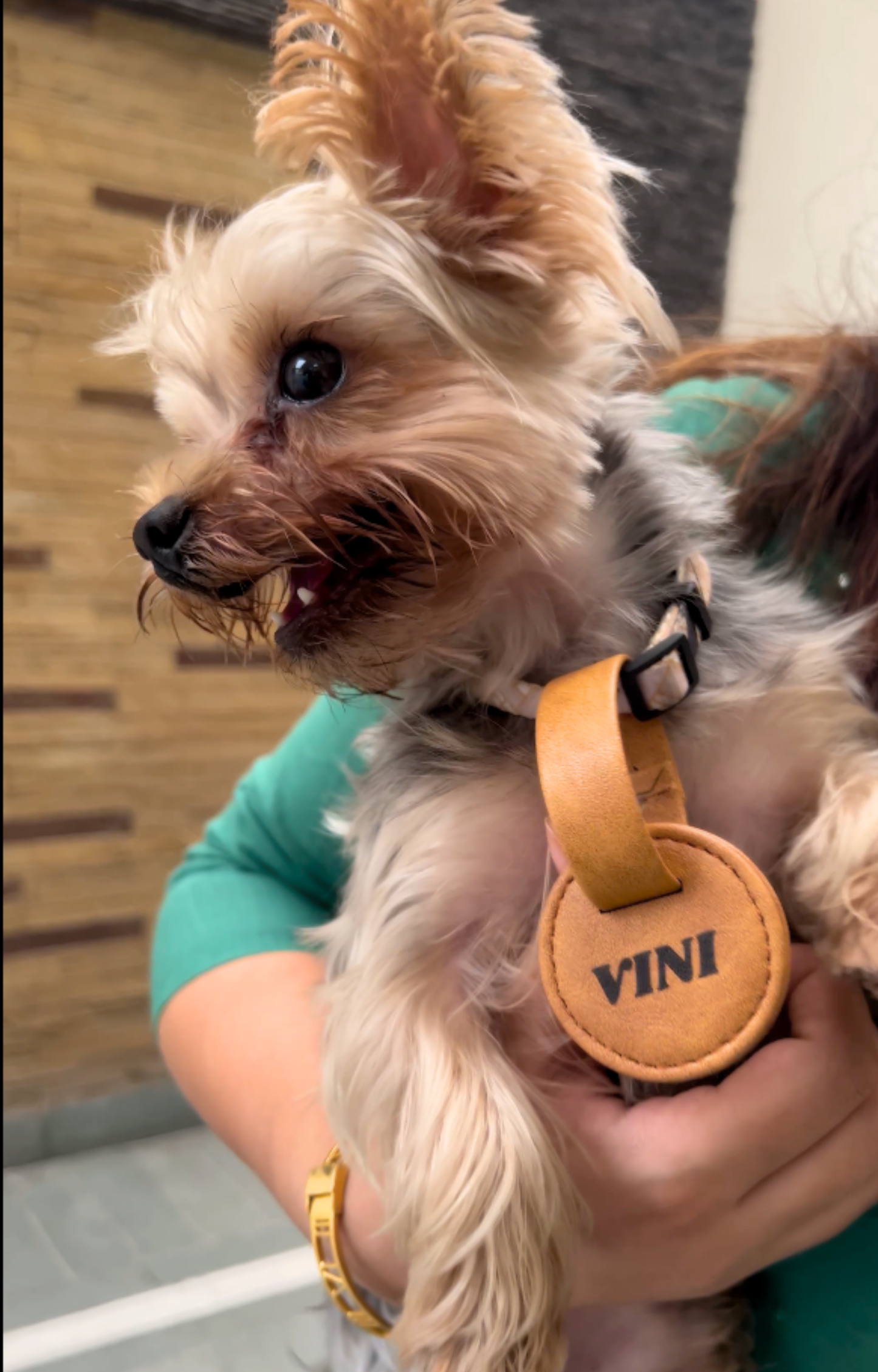 Vegan Leather Name Tag