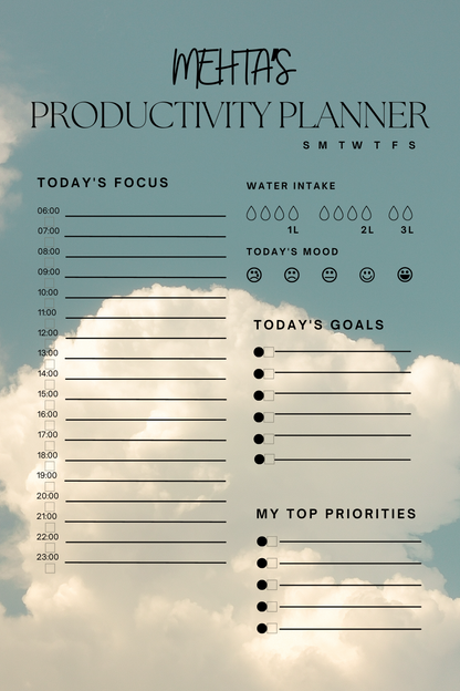 EasyWipe Productivity Planner