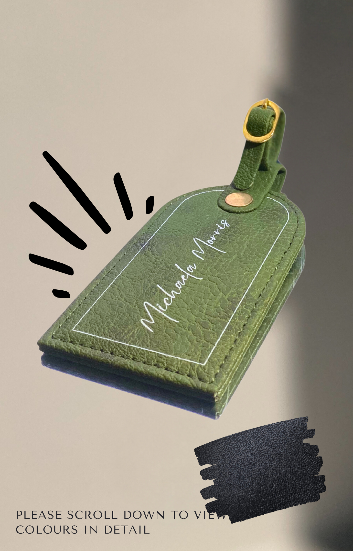 ElevateMate leather Tag