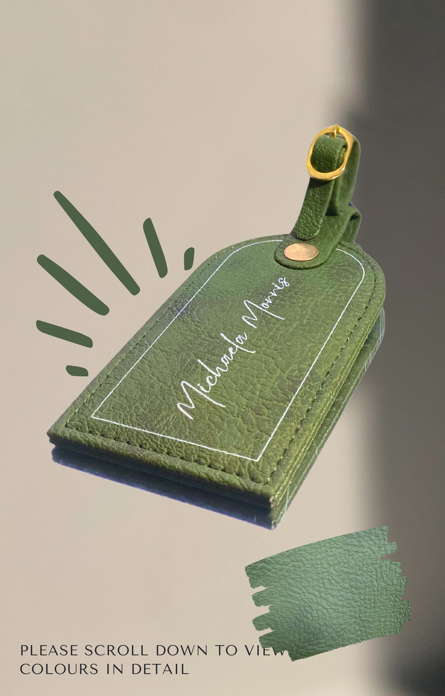 ElevateMate leather Tag