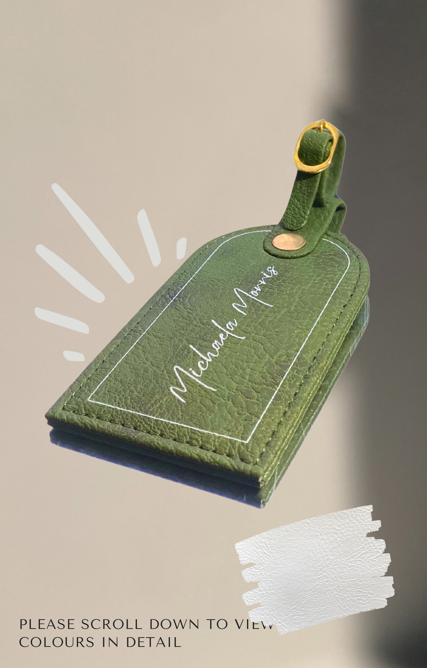 ElevateMate leather Tag