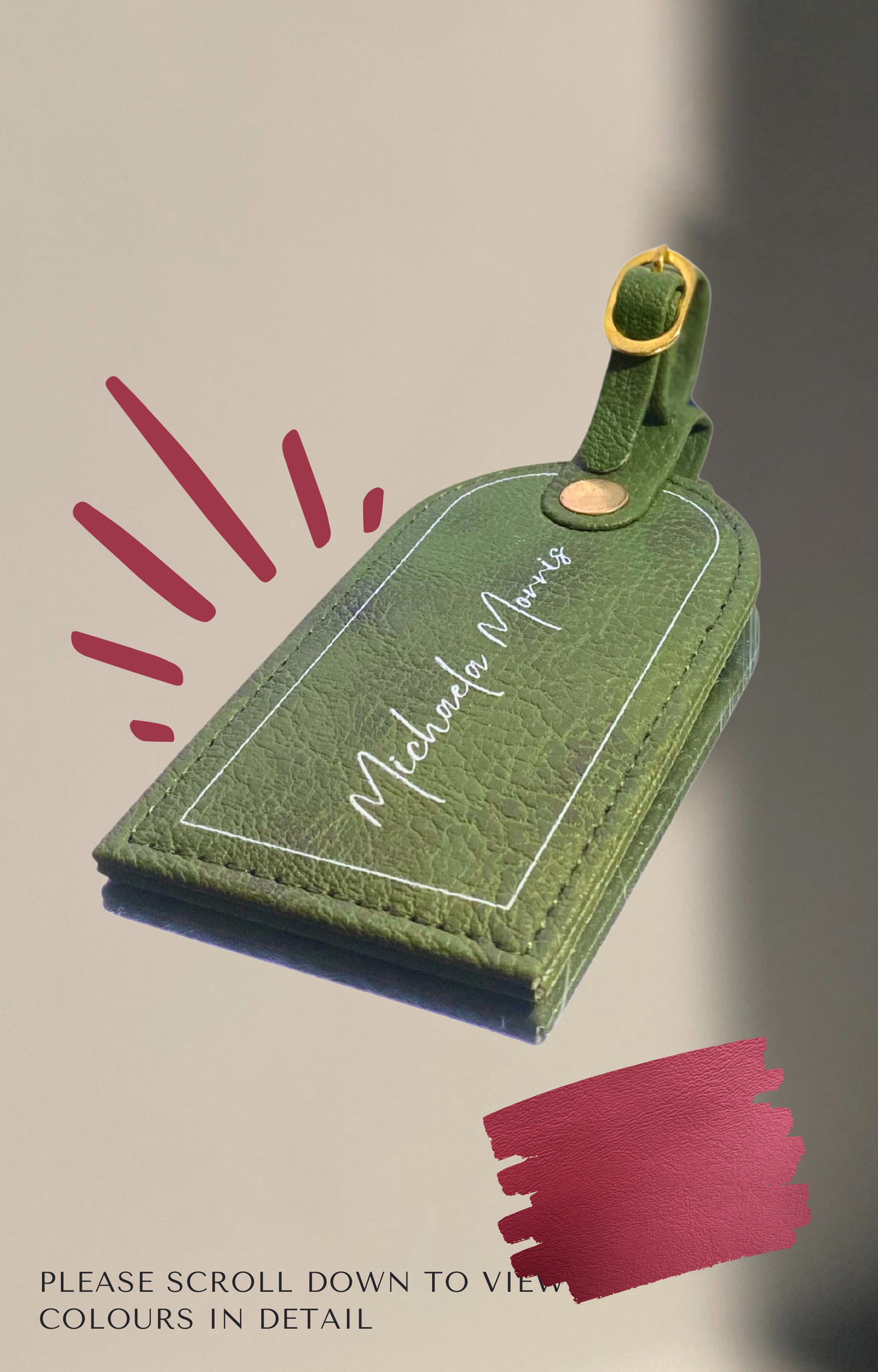 ElevateMate leather Tag